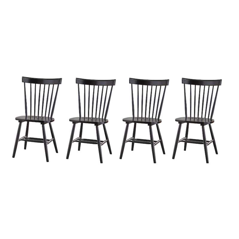 Simple Living Venice Solid Wood Spindle Dining Chairs (Set of 4)