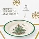 preview thumbnail 6 of 7, Spode Set of 4 Christmas Tree Salad Plates - 8 in