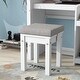 preview thumbnail 4 of 12, House-Shaped Kids Desk with a cushion stool House-Style Desk and Stool Set