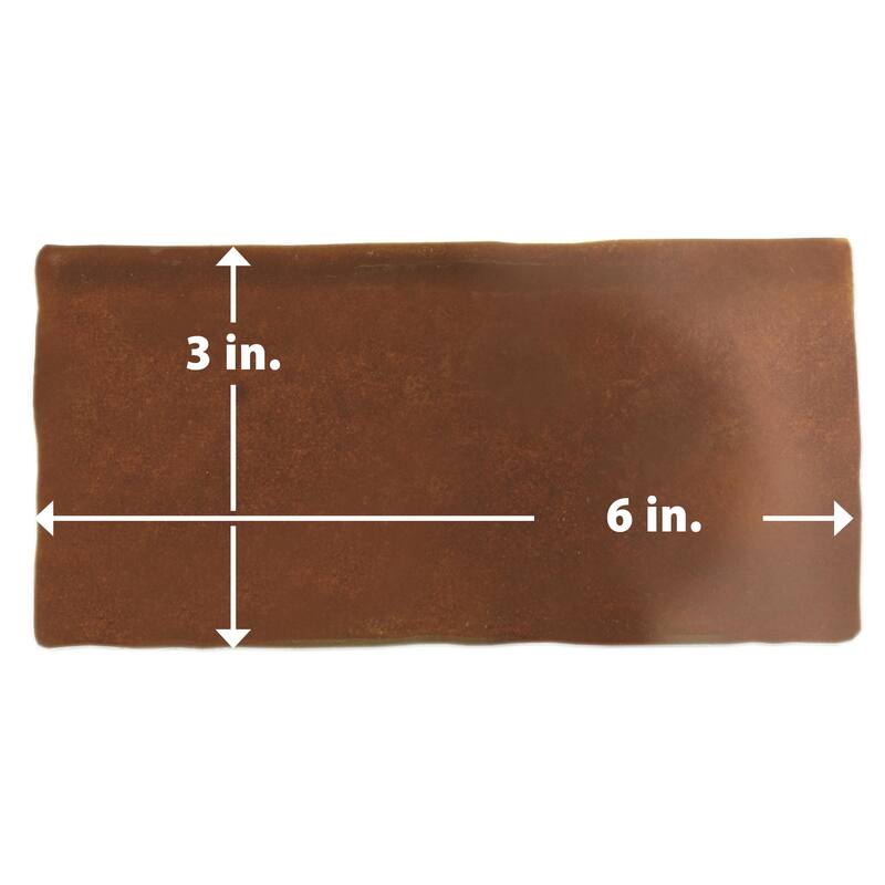 Merola Tile Viva Espresso 3" x 6" Ceramic Wall Tile