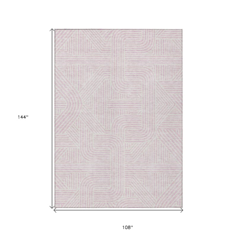 HomeRoots Abstract Transitional Rectangle Outdoor Rug