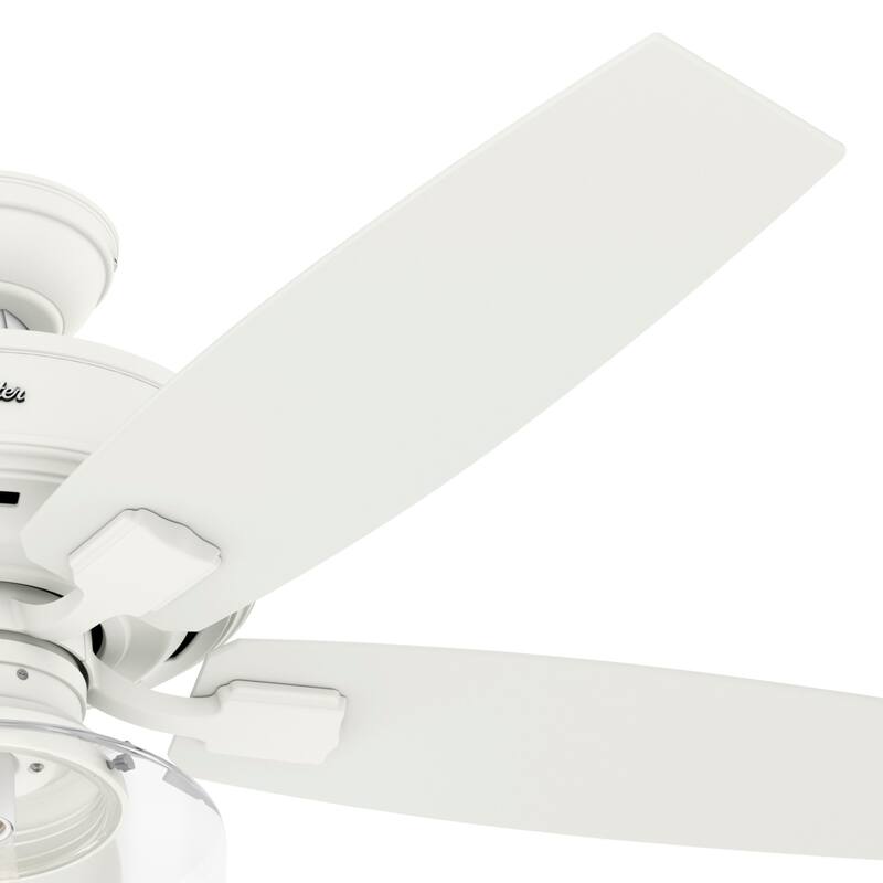 Hunter 52" Bennett Ceiling Fan with Bowl LED Light Kit and Handheld Remote - Transitional, Modern Farmhouse