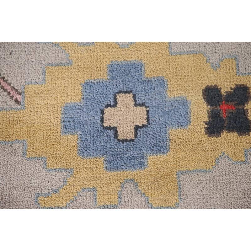 All-Over Large Floral Oushak Oriental Area Rug Wool Carpet - 12'0"x 14'9"
