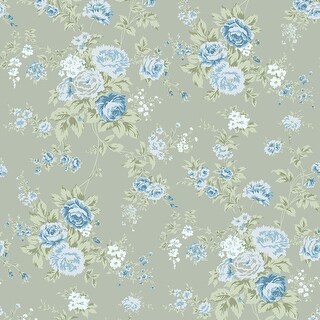 Shabby Chic by Rachel Ashwell Wild Flower Sage Wallpaper