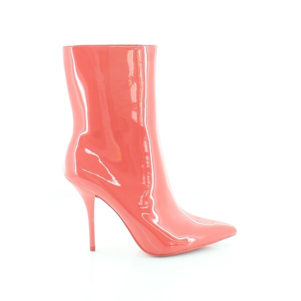 calvin klein mada patent leather bootie