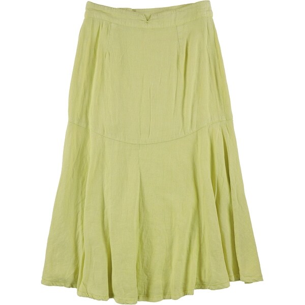 poppy flounced midi skirt