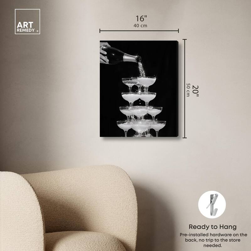 Tower of Joy Canvas by Art Remedy, Gallery Wrapped