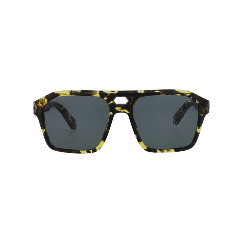 Philipp Plein Aviator-Frame Acetate Sunglasses - Havana Havana Smoke - Multi - Grey Lens