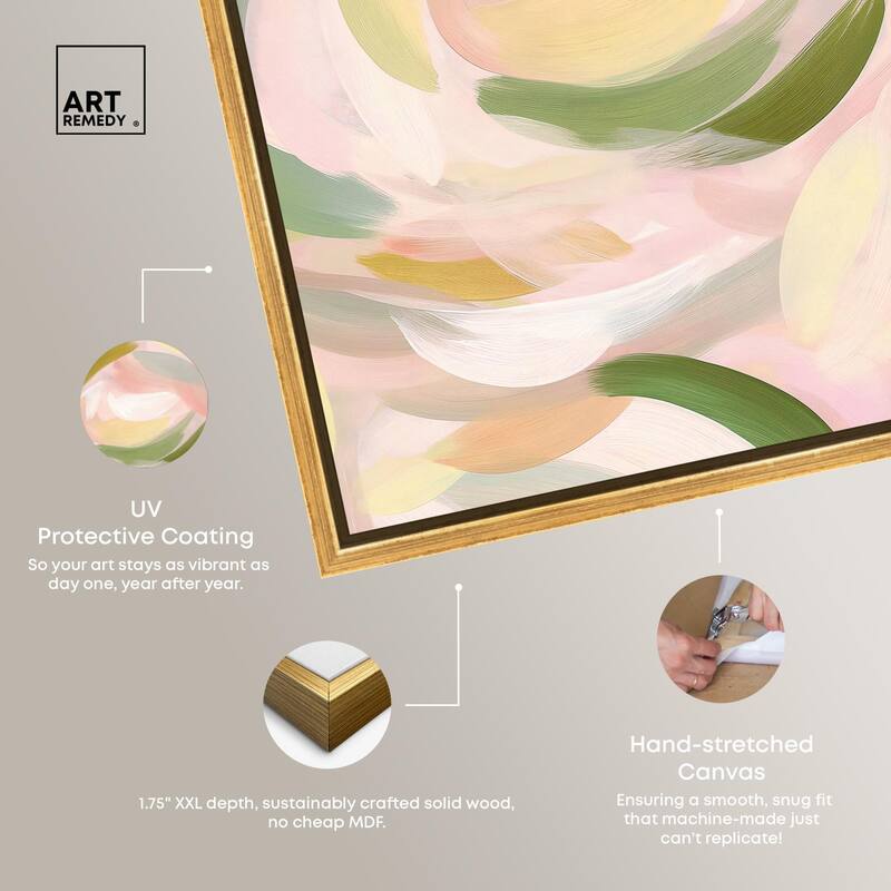 Brushstroke II Canvas by Art Remedy