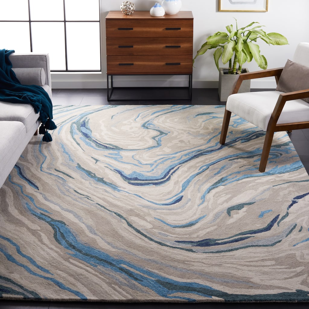 SAFAVIEH Handmade Soho Brittanie Modern Wool Rug