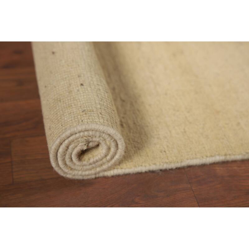 Oriental Gabbeh Foyer Rug Hand-Knotted Contemporary Wool Carpet - 2'8"x 4'11"