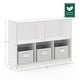 preview thumbnail 7 of 16, Guidecraft EdQ Essentials Two Shelf 5 Compartment Storage 30''