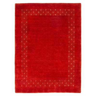 Kashkuli Gabbeh Copper Rug 4'8" x 6'5" - 4'8 x 6'5
