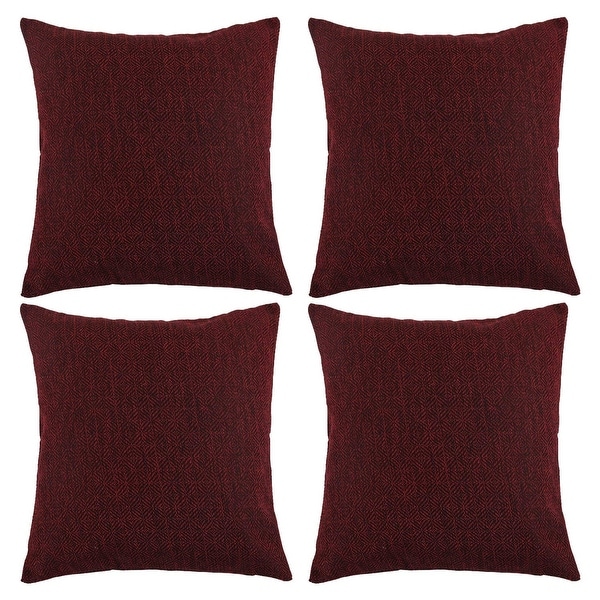 Dark red decorative pillows shop
