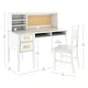preview thumbnail 5 of 14, Guidecraft Kid's Taiga Desk and Hutch