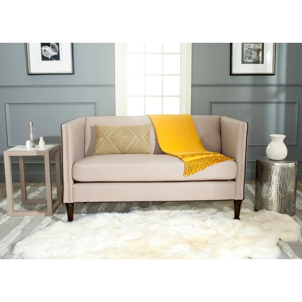 Safavieh sarah tufted settee top