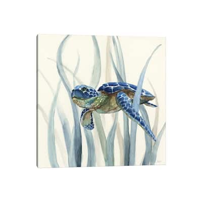 iCanvas "Turtle in Seagrass II" by Nan Canvas Print