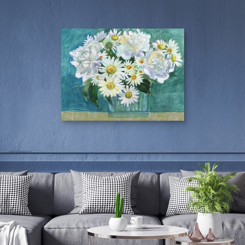 Mixed Whites by Maret Hensick Canvas Art Print
