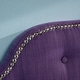 preview thumbnail 9 of 19, Silas Studded Fabric Twin-size Headboard by Christopher Knight Home