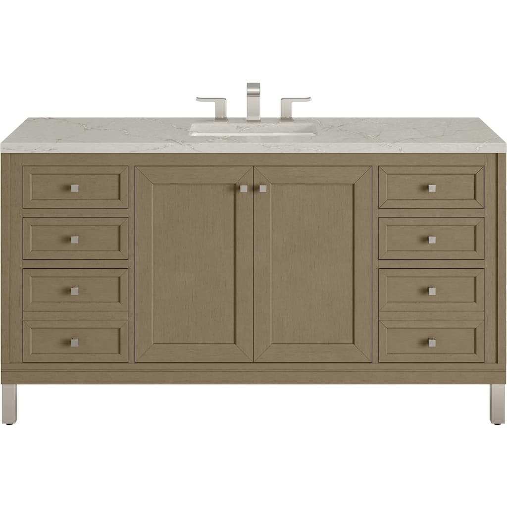 James Martin Vanities 503-V60S-3VSL Chicago 60" Free Standing Single