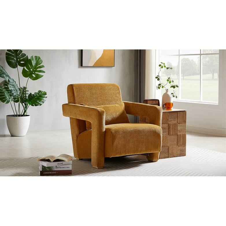 Boucle Accent Chair Set of 2 with Ergonomic Design