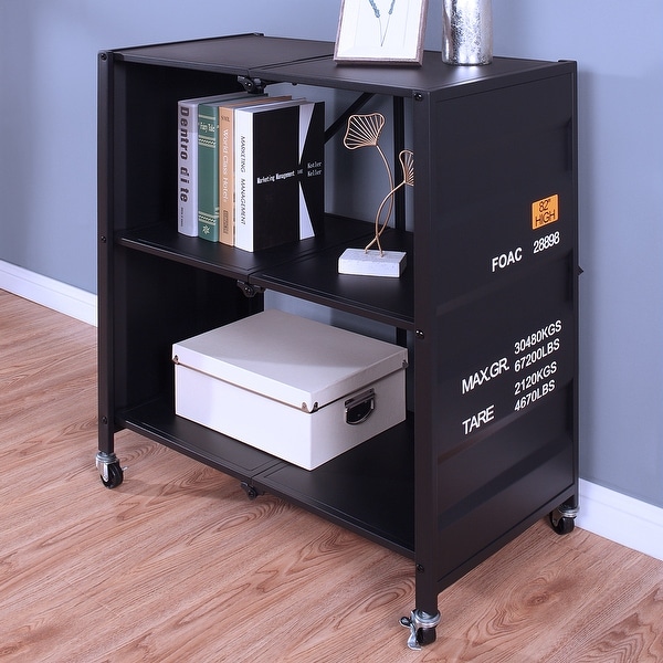Bookcase on wheels hot sale