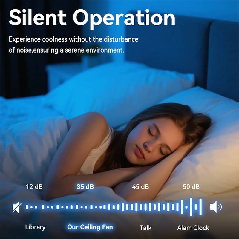 Kviflon 44" Wood GrainTropical Ceiling Fan with Light and Remote,Indoor and Outdoor Ceiling Fan,Waterproof - 44 Inches