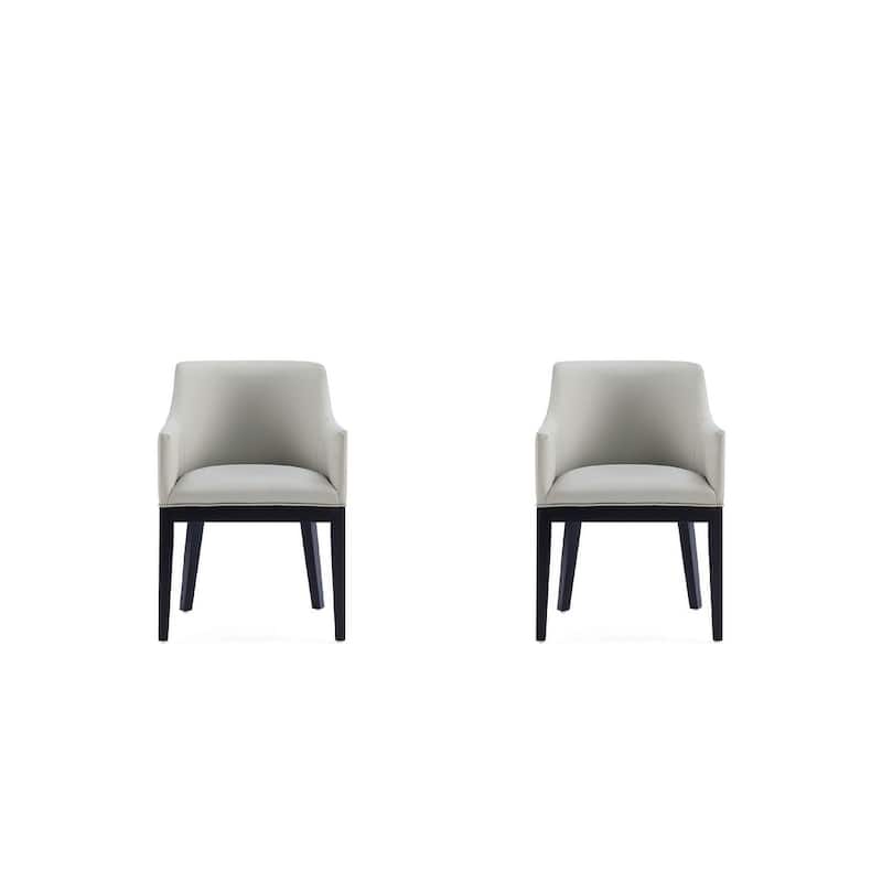 Manhattan Comfort Gansevoort Modern Faux Leather Dining Armchair