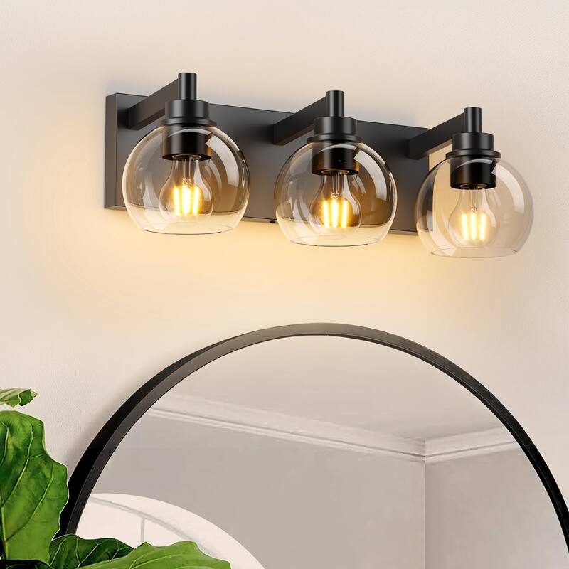 Modern 3-Light Bathroom Vanity Lighting Fixture