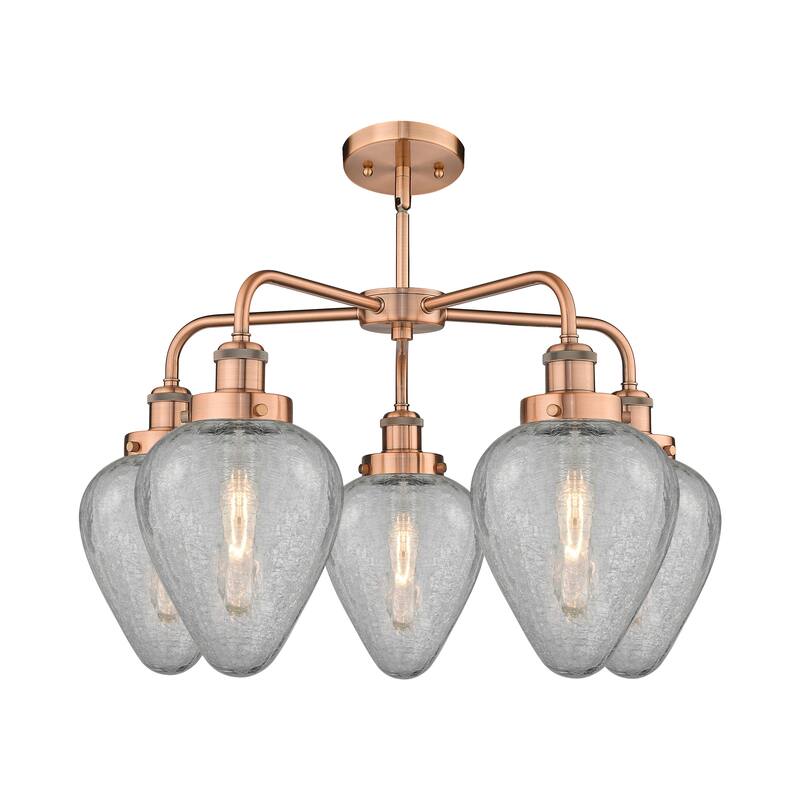 Innovations Lighting Geneseo - 5 Light 24" Stem Hung Chandelier
