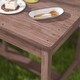 preview thumbnail 9 of 7, Qaba Kids Picnic Table, Outdoor Wooden Table & Bench Set with Cushions and Umbrella, Navy Blue