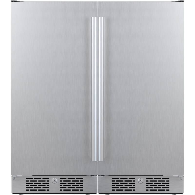 Avallon AFR152SSDUAL 30" Wide 6.7 Cu. Ft. Built-In or Free Standing - Stainless Steel