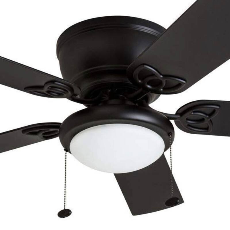 52" Prominence Home Benton Traditional Indoor LED Ceiling Fan with Light, Pull Chains