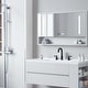preview thumbnail 2 of 4, WOWOW Widespread 8 in.Double Handle Bathroom Faucet