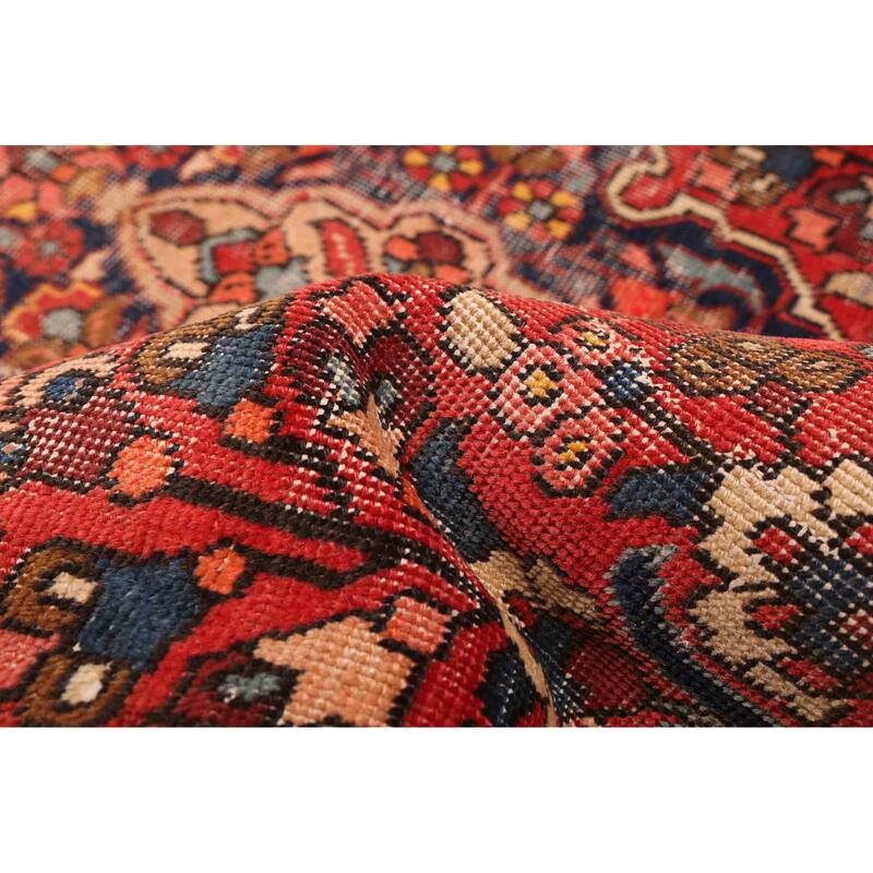 ECARPETGALLERY Hand-knotted Anatolian Vintage Red Wool Rug - 3'0 x 10'10