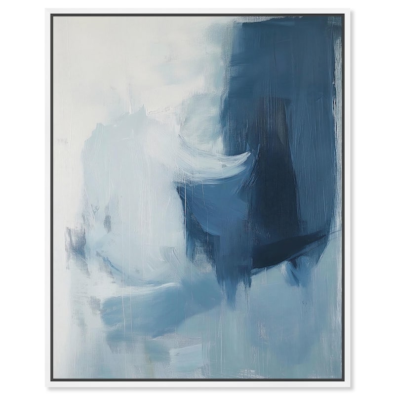 Glacial Reflections II Canvas by Art Remedy - 24" x 30" - White