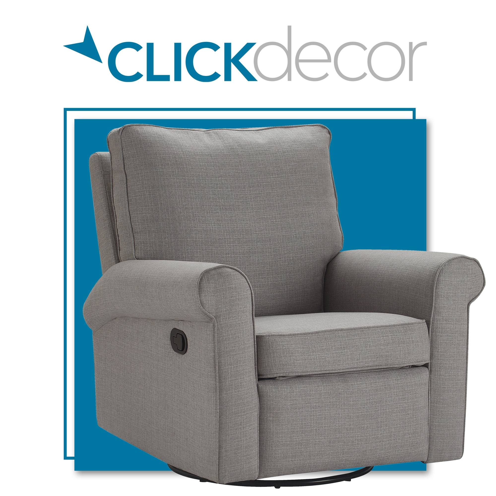 ClickDecor Hughes Swivel Recliner Chair On Sale Bed Bath