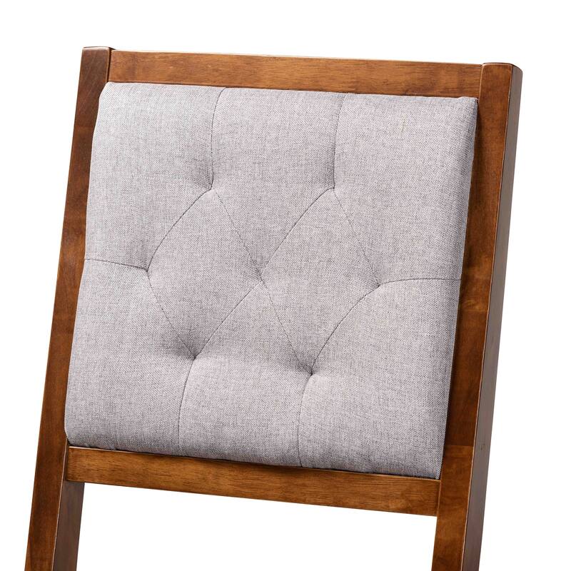 Gideon Modern and Contemporary 2-Piece Wood Bar Stool Set