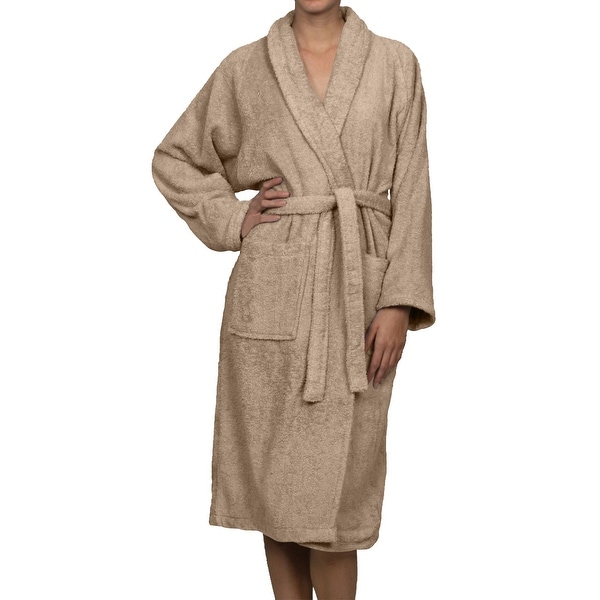 100 Cotton Soft Terry Adult Unisex Lightweight Bathrobe by Superior On Sale Bed Bath Beyond 6632152