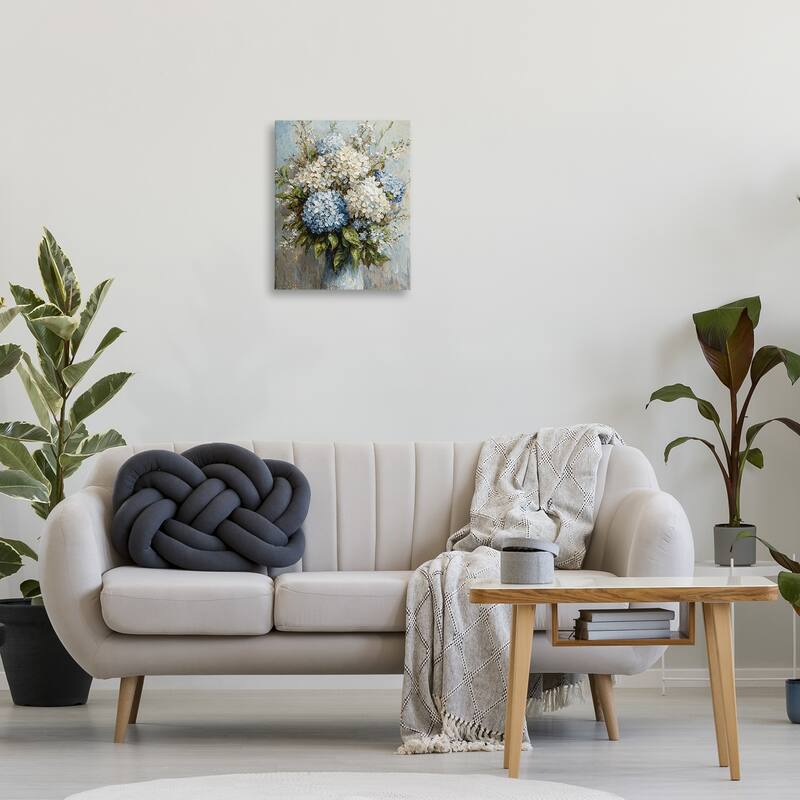 Stupell Muted Classic Hydrangeas Canvas Wall Art Design By Franklyn Gregory