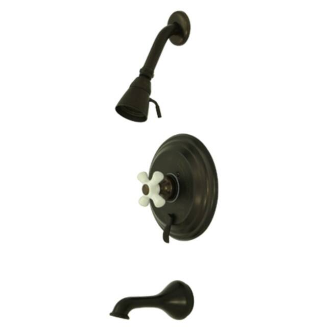 Elements Of Design Single Handle Tub and Shower Trim with Single - Oil Rubbed Bronze