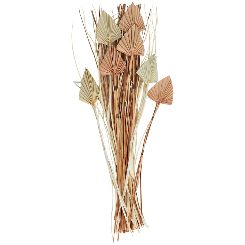 Brown Dried Plant Palm Leaf Home Decor Natural Foliage with Grass