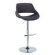 preview thumbnail 22 of 144, Silver Orchid Svellingen Adjustable Bar Stool with Rounded T Footrest - Set of 2