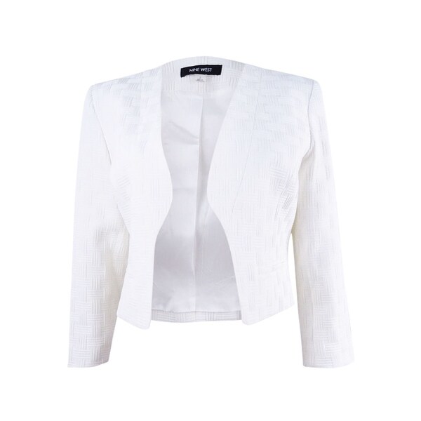 basketweave blazer