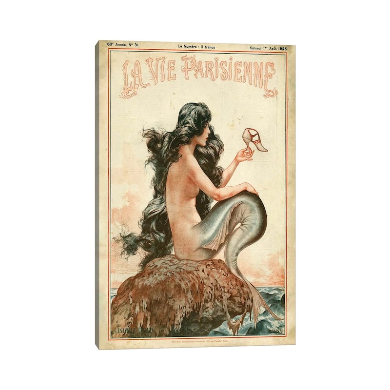 iCanvas "1925 La Vie Parisienne Magazine Cover" by The Advertising Archives Canvas Print