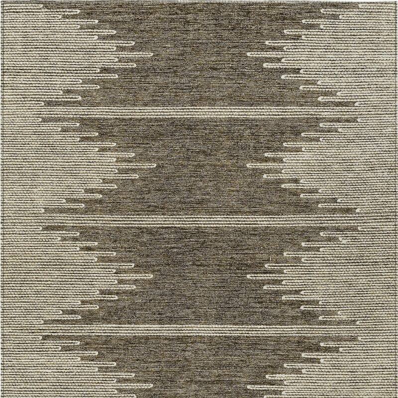 HomeRoots Abstract Transitional Rectangle Outdoor Rug