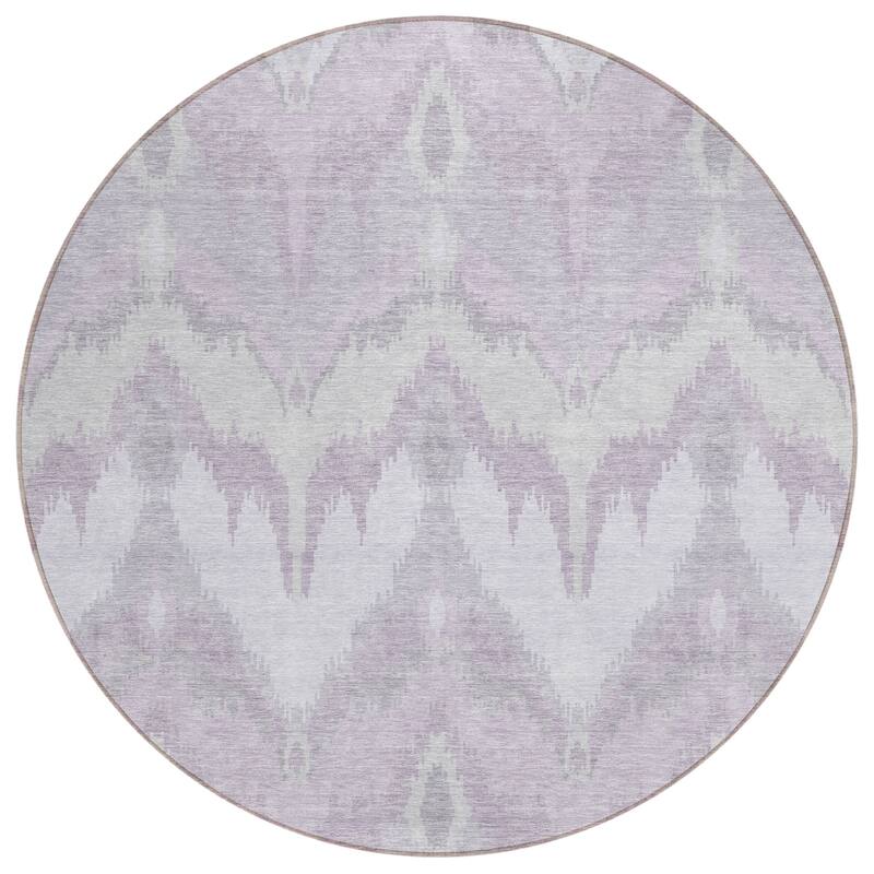 Machine Washable Indoor/ Outdoor Chantille Boho Ikat Rug