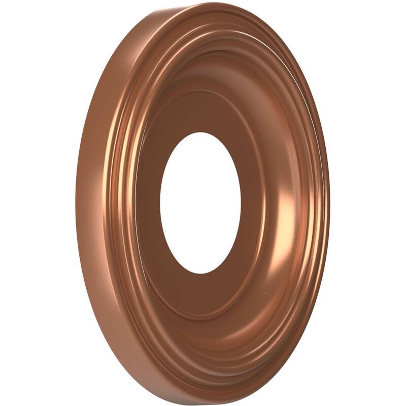 3 1/2" Inside Diameter - Traditional Thermoformed PVC Ceiling Medallion