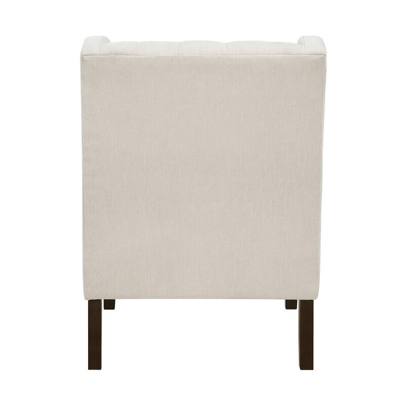Haven 29" Textured Accent Chair - Button-tufted Chair Back