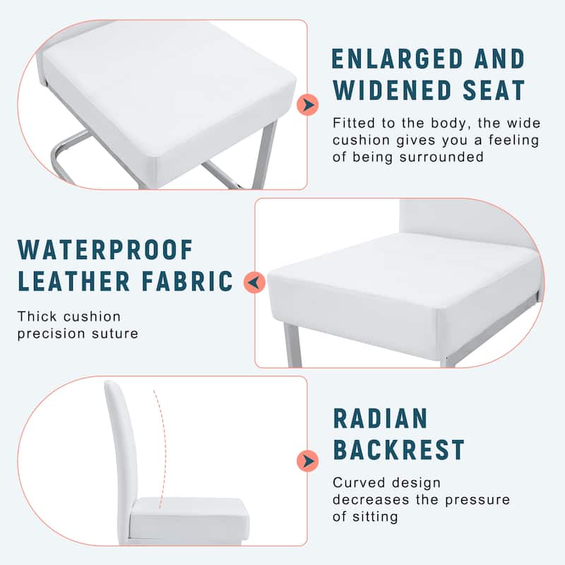 Upholstery Dining Chairs Side Chairs Set of 4